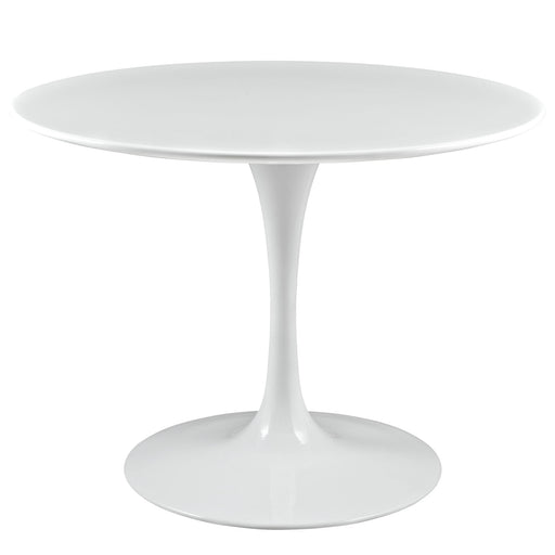 Lippa 40" Round Wood Top Dining Table 1117-WHI