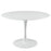 Lippa 47" Round Wood Top Dining Table 1118-WHI