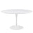 Lippa 54" Round Wood Top Dining Table 1119-WHI