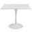 Lippa 36" Square Wood Top Dining Table 1124-WHI