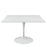 Lippa 47" Square Wood Top Dining Table 1125-WHI