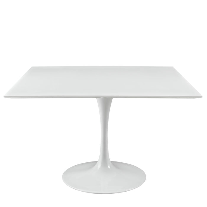 Lippa 47" Square Wood Top Dining Table 1125-WHI