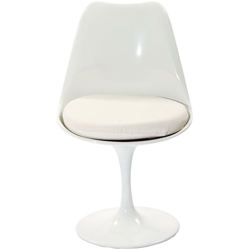 Lippa Dining Fabric Side Chair 115-WHI