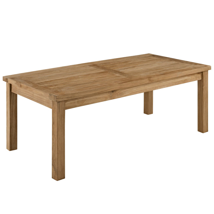 Marina Outdoor Patio Teak Rectangle Coffee Table 1154-NAT