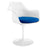 Lippa Dining Fabric Armchair 116-BLU