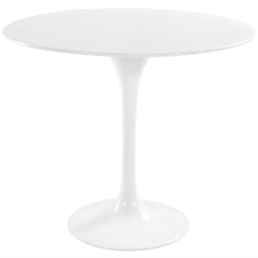 Lippa 36" Round Fiberglass Dining Table 117-WHI