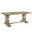 Column Rectangle Wood Dining Table 1199-BRN