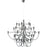 Starbright Chandelier 1237-BLK