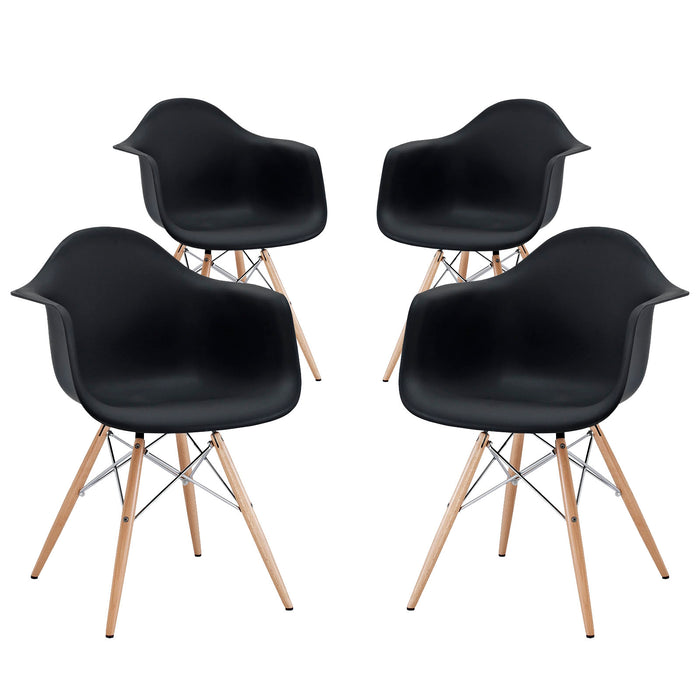 Pyramid Dining Armchair Set of 4 1257-BLK