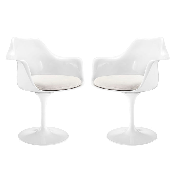 Lippa Dining Armchair Set of 2 1259-WHI