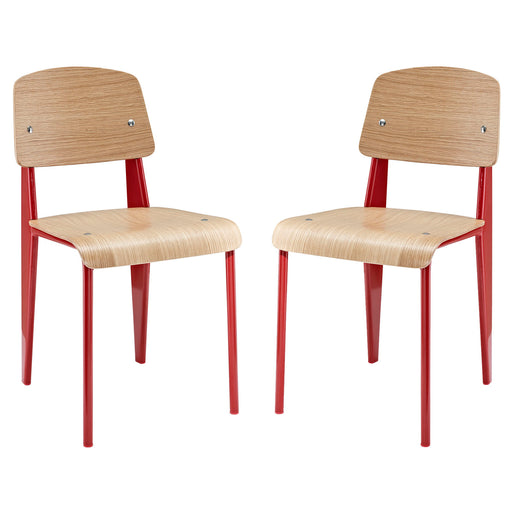 Cabin Dining Side Chair Set of 2 1262-RED