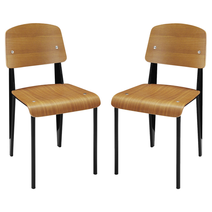 Cabin Dining Side Chair Set of 2 1262-WAL