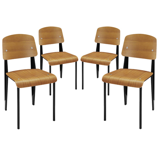 Cabin Dining Side Chair Set of 4 1263-WAL