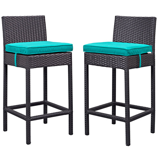 Lift Bar Stool Outdoor Patio Set of 2 1281-EXP-TRQ