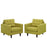 Empress Armchair Upholstered Set of 2 1283-WHE