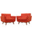 Engage Armchair Wood Set of 2 1284-ATO