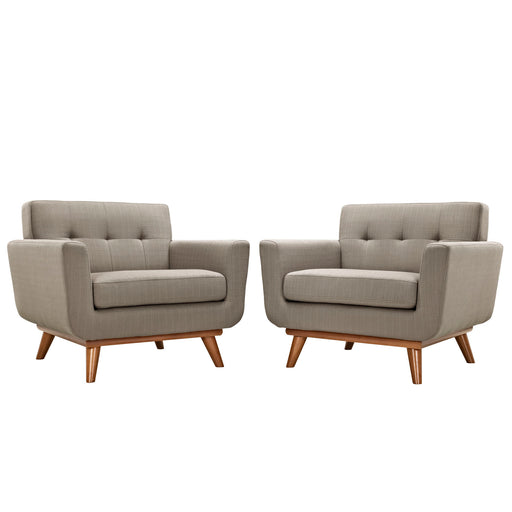 Engage Armchair Wood Set of 2 1284-GRA