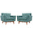 Engage Armchair Wood Set of 2 1284-LAG