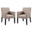 Chloe Armchair Set of 2 1299-BEI