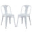 Reception Dining Side Chair Set of 2 1301-WHI