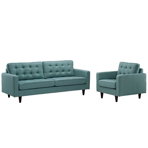 Empress Armchair and Sofa Set of 2 1313-LAG