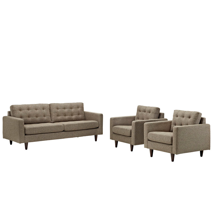 Empress Sofa and Armchairs Set of 3 1314-OAT