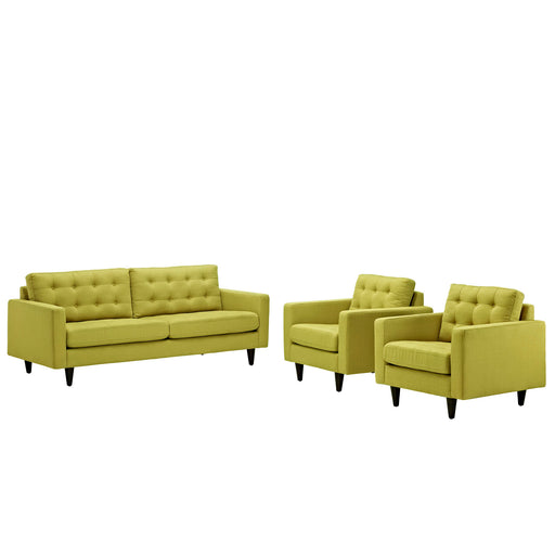 Empress Sofa and Armchairs Set of 3 1314-WHE