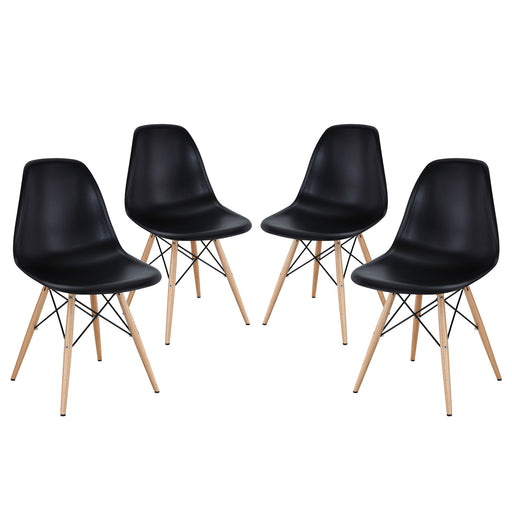 Pyramid Dining Side Chairs Set of 4 1316-BLK