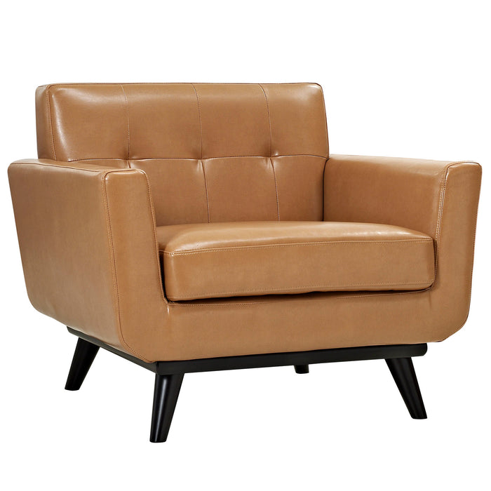 Engage Bonded Leather Armchair 1336-TAN