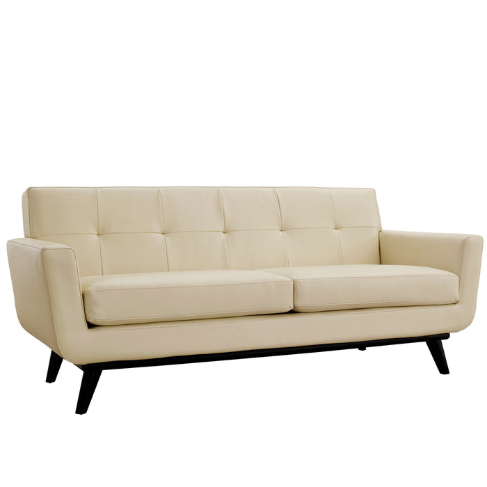 Engage Bonded Leather Loveseat 1337-BEI