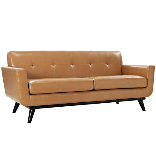 Engage Bonded Leather Loveseat 1337-TAN