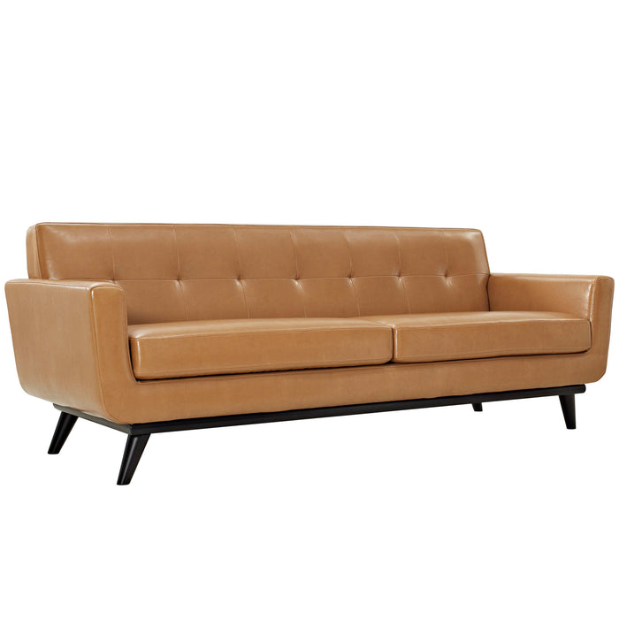 Engage Bonded Leather Sofa 1338-TAN