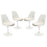 Lippa Dining Side Chair Fabric Set of 4 1342-WHI