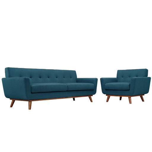 Engage Armchair and Sofa Set of 2 1344-AZU