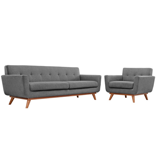 Engage Armchair and Sofa Set of 2 1344-GRY