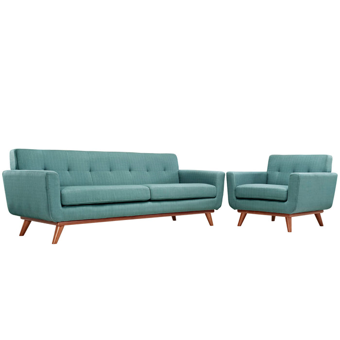 Engage Armchair and Sofa Set of 2 1344-LAG