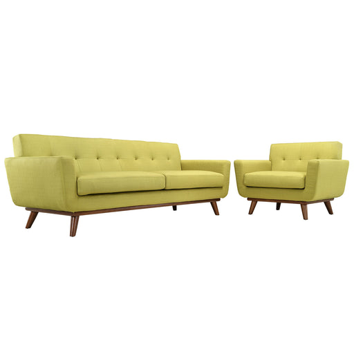 Engage Armchair and Sofa Set of 2 1344-WHE