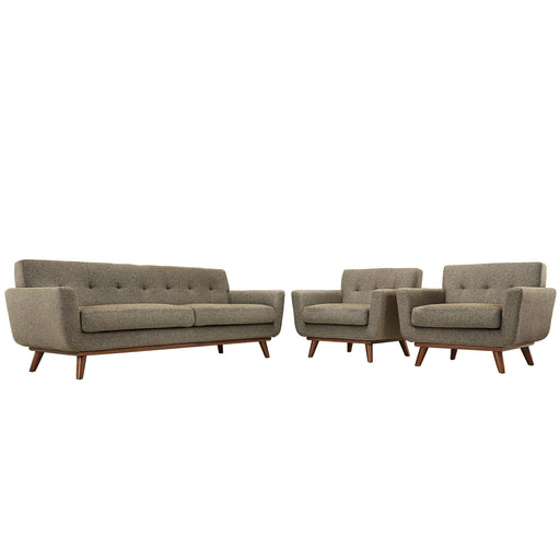 Engage Armchairs and Sofa Set of 3 1345-OAT