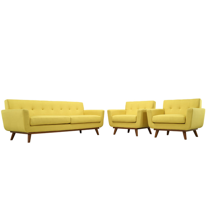 Engage Armchairs and Sofa Set of 3 1345-SUN