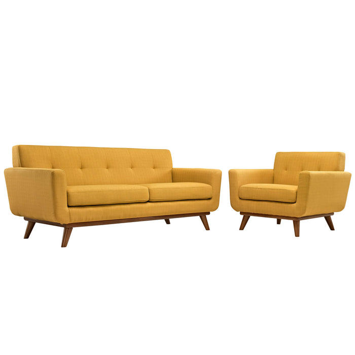 Engage Armchair and Loveseat Set of 2 1346-CIT