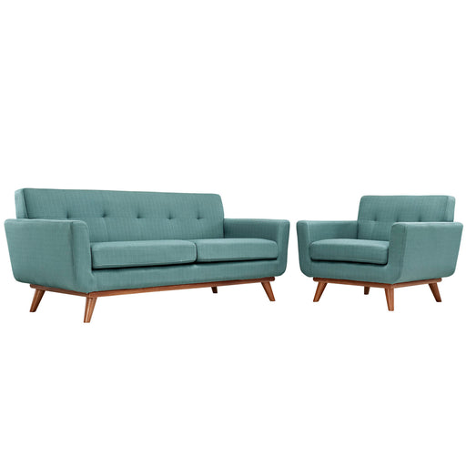 Engage Armchair and Loveseat Set of 2 1346-LAG