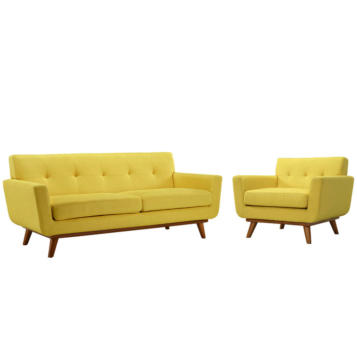 Engage Armchair and Loveseat Set of 2 1346-SUN