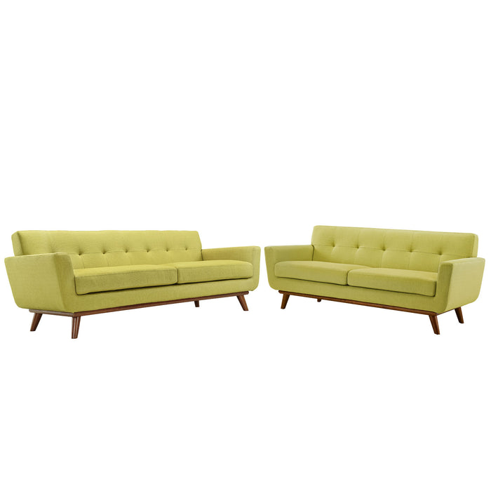 Engage Loveseat and Sofa Set of 2 1348-WHE