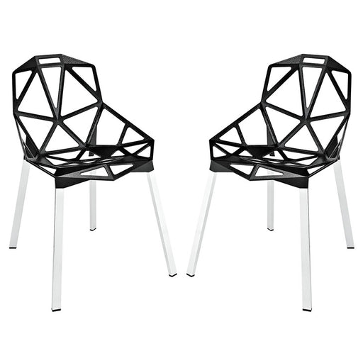 Connections Dining Chair Set of 2 1358-BLK