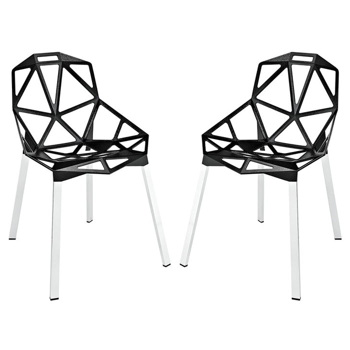 Connections Dining Chair Set of 2 1358-BLK