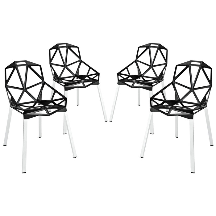 Connections Dining Chair Set of 4 1359-BLK