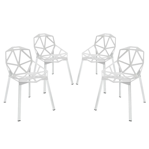 Connections Dining Chair Set of 4 1359-WHI