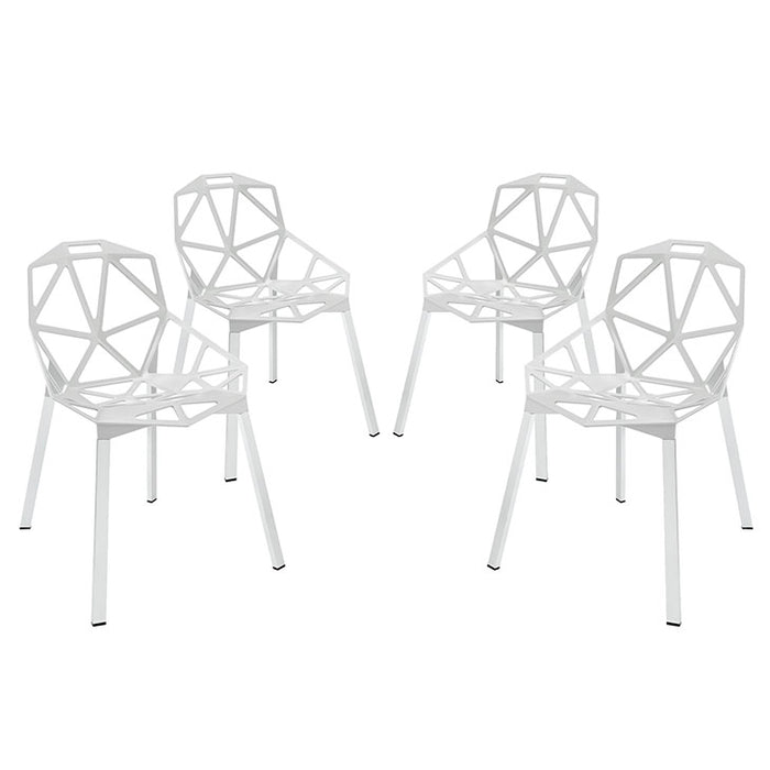 Connections Dining Chair Set of 4 1359-WHI