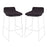 Garner Bar Stool Set of 2 1364-BLK