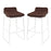 Garner Bar Stool Set of 2 1364-BRN